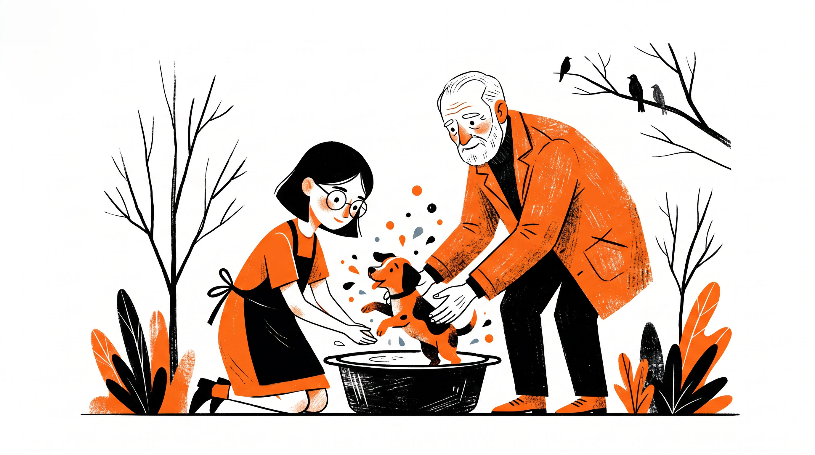 甩水花的小白棱